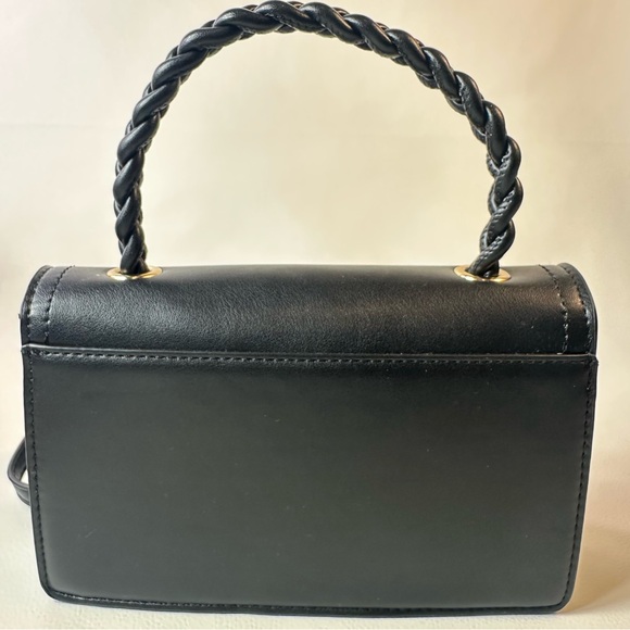 NEW URBAN EXPRESSIONS MONIQUE BLACK TOP HANDLE BAG - Picture 2 of 4